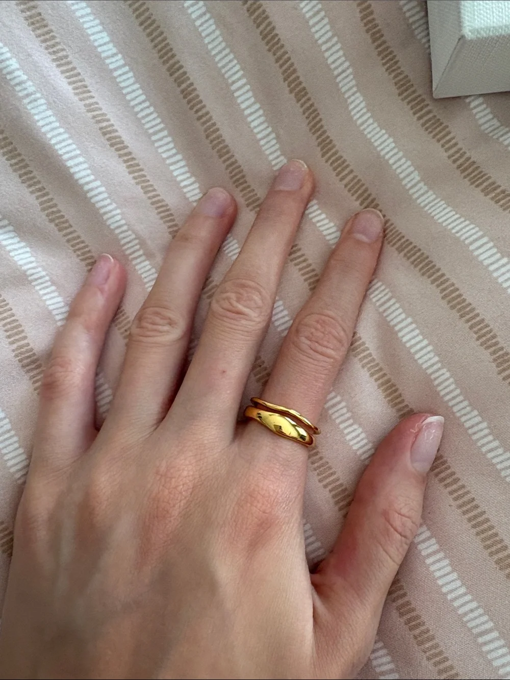 Caitlyn Minimalist Gold Ring set